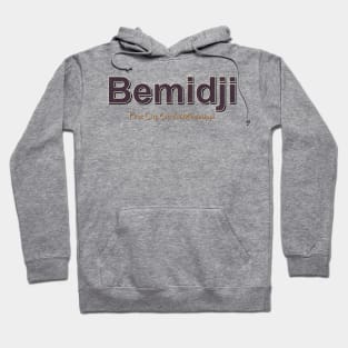 Bemidji Grunge Text Hoodie